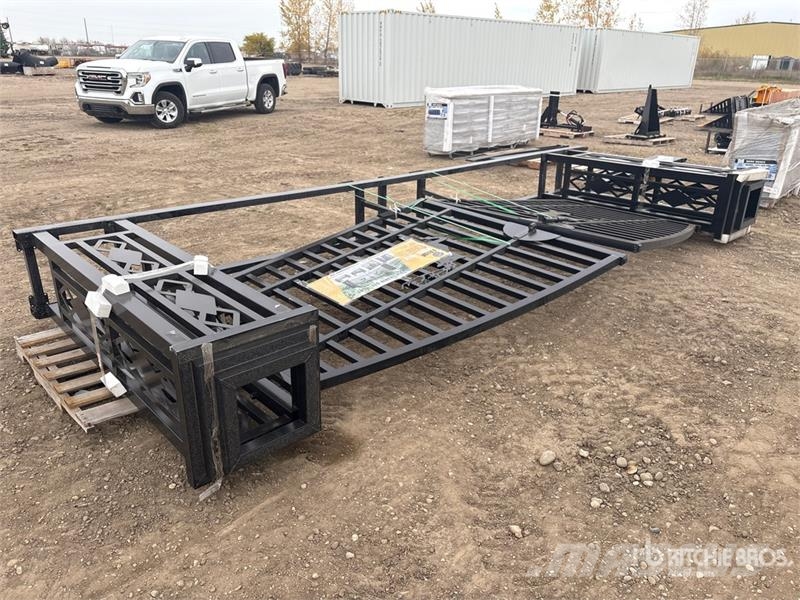 Suihe NFG-20FGP-D02 20 ft Wrought Iron Bi-Parting Drivew Outras máquinas agrícolas