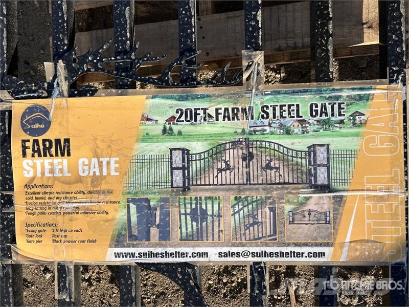 Suihe NFG-20FGP-E02 20 ft Wrought Iron Bi-Parting Drivew Otra maquinaria agrícola