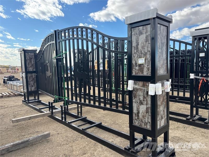 Suihe NFG-20FGP-E02 20 ft Wrought Iron Bi-Parting Drivew Otra maquinaria agrícola