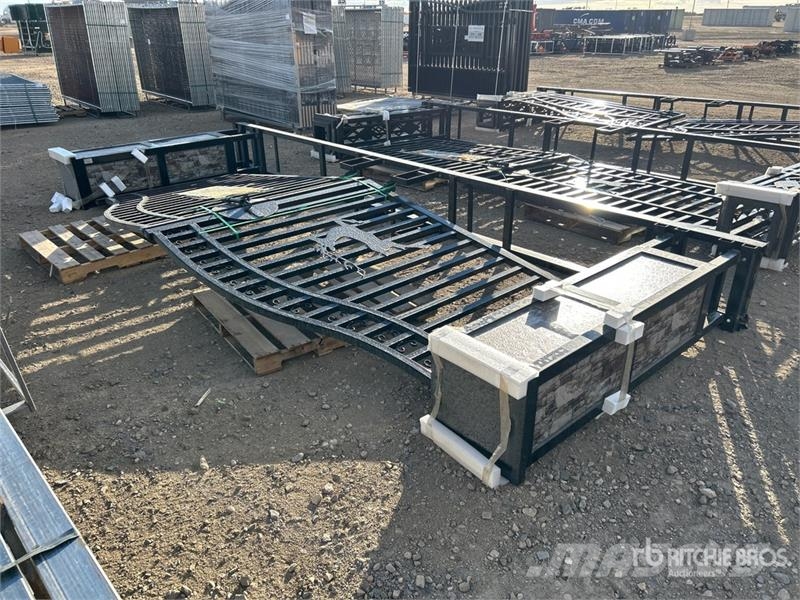 Suihe NFG-20FGP-E02 20 ft Wrought Iron Bi-Parting Drivew Otra maquinaria agrícola