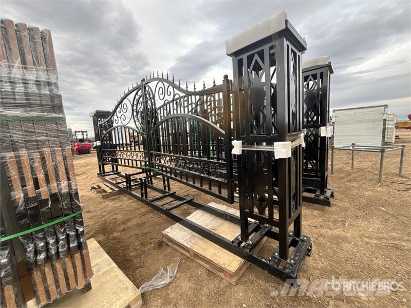 Suihe NFG-20FGP-EU 20 ft x 5 ft Wrought Iron Bi-Parting Landbrug - Andet