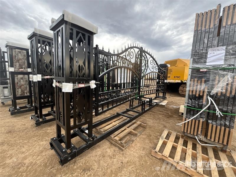 Suihe NFG-20FGP-EU 20 ft x 5 ft Wrought Iron Bi-Parting Landbrug - Andet