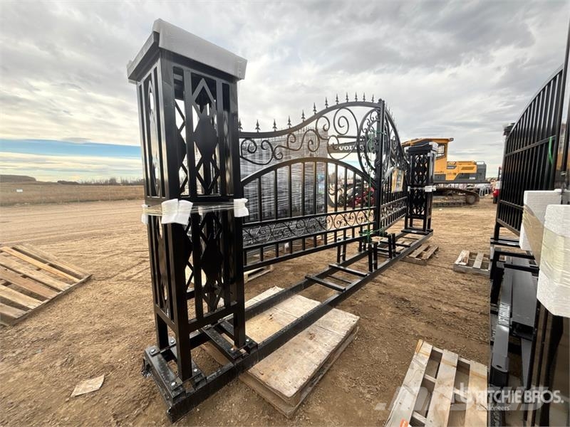 Suihe NFG-20FGP-EU 20 ft x 5 ft Wrought Iron Bi-Parting Landbrug - Andet