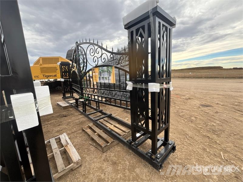 Suihe NFG-20FGP-EU 20 ft x 5 ft Wrought Iron Bi-Parting Landbrug - Andet