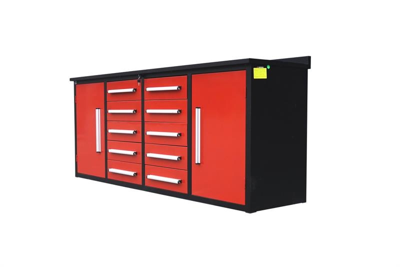 Suihe NWB-10DR-2-7 7 ft 10-Drawer Workbench (Unused) Other components