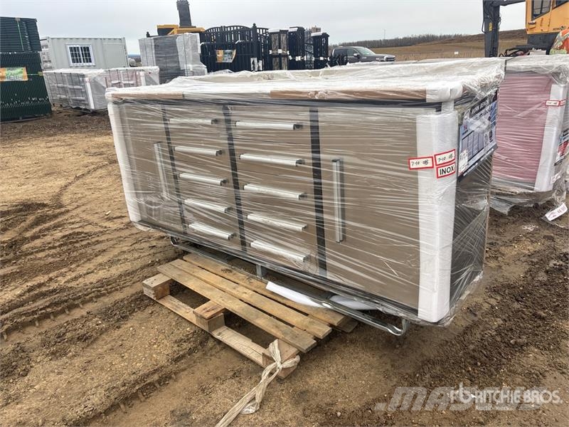 Suihe NWB-10DS-2-7 7 ft 4 in 10-Drawer Workbench (Unused 其他组件