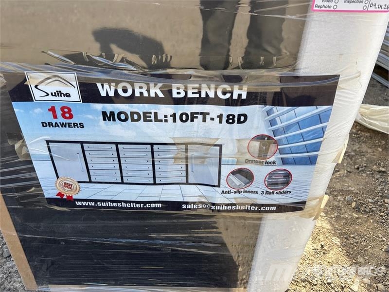 Suihe NWB-18DS-2B -10 10 ft 18-Drawer Workbench (Unused) Övriga