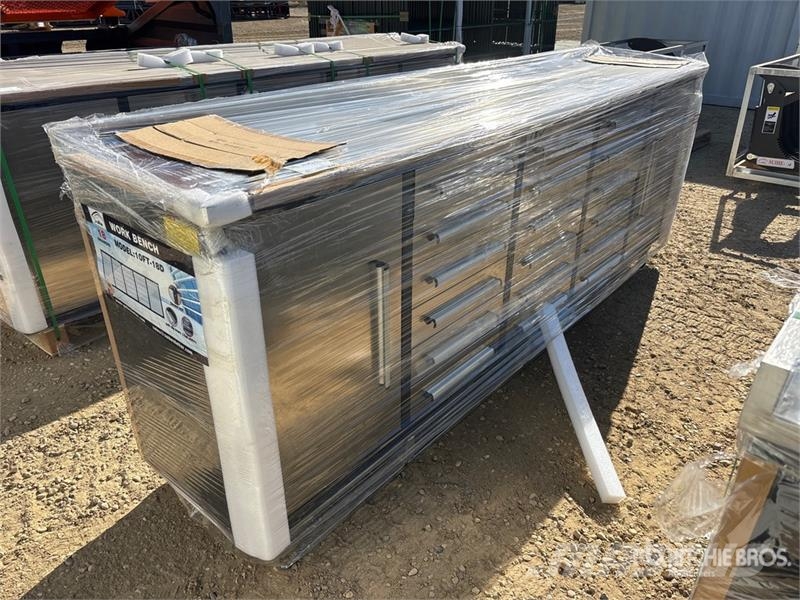 Suihe NWB-18DS-2B -10 10 ft 18-Drawer Workbench (Unused) مكونات أخرى