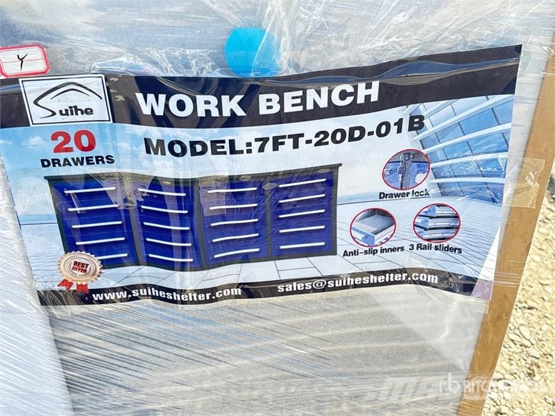 Suihe NWB-20DS -7 7 ft 20-Drawer Workbench (Unused) Інше обладнання