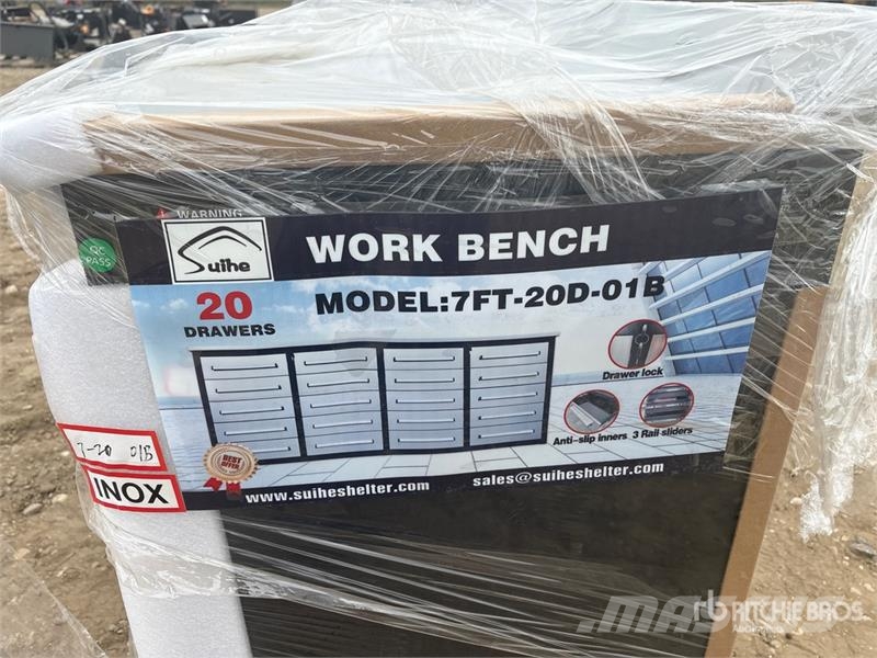 Suihe NWB-20DS -7 7 ft 20-Drawer Workbench (Unused) Övriga