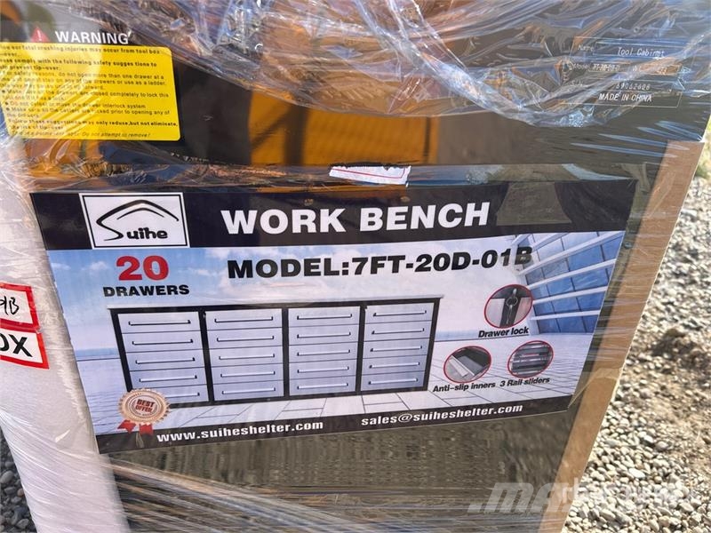 Suihe NWB-20DS -7 7 ft 20-Drawer Stainless Steel Workben 其他组件