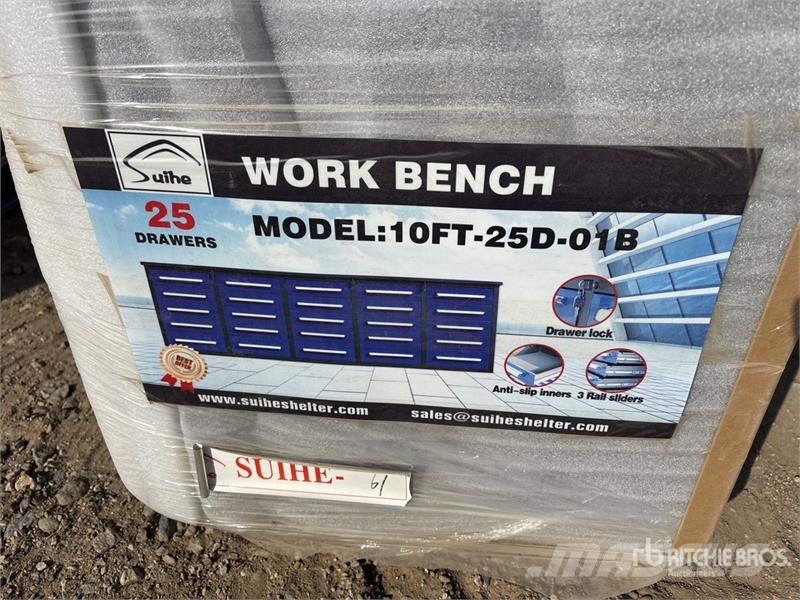 Suihe NWB-25DB-10 10 ft 25-Drawer Workbench (Unused) Övriga