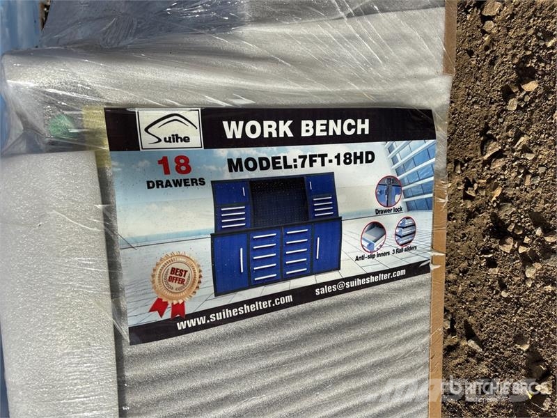 Suihe NWB-H18DB-7 7 ft 18-Drawer Workbench (Unused) Övriga