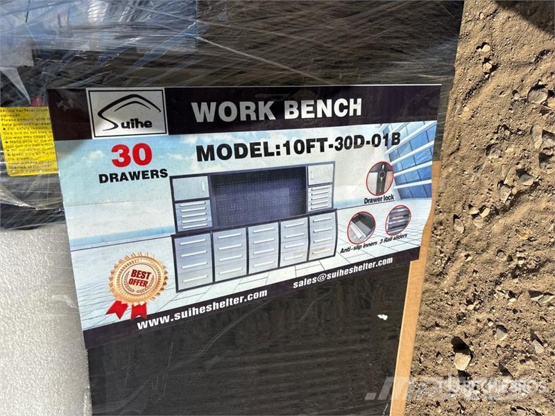 Suihe NWB-H30DS-10 10 ft 30-Drawer Workbench (Unused) Övriga