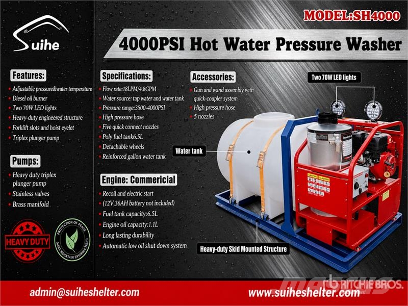 Suihe PW Skid-Mounted Pressure Washer (Unused) Korkeapainepesurit