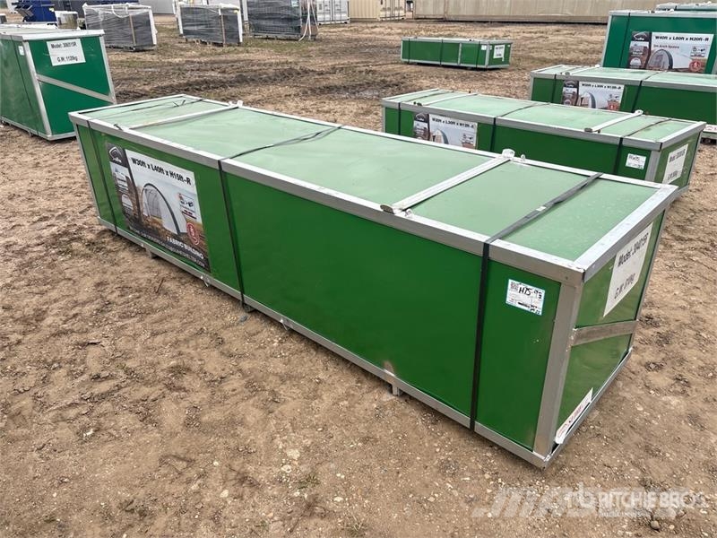Suihe S304015R-300gPE 30 ft x 40 ft x 15 ft Storage Buil Stålrammmer