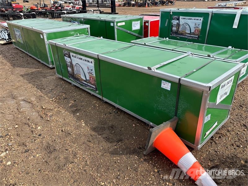 Suihe S304015R-300gPE 30 ft x 40 ft x 15 ft Storage Buil Edificación de acero