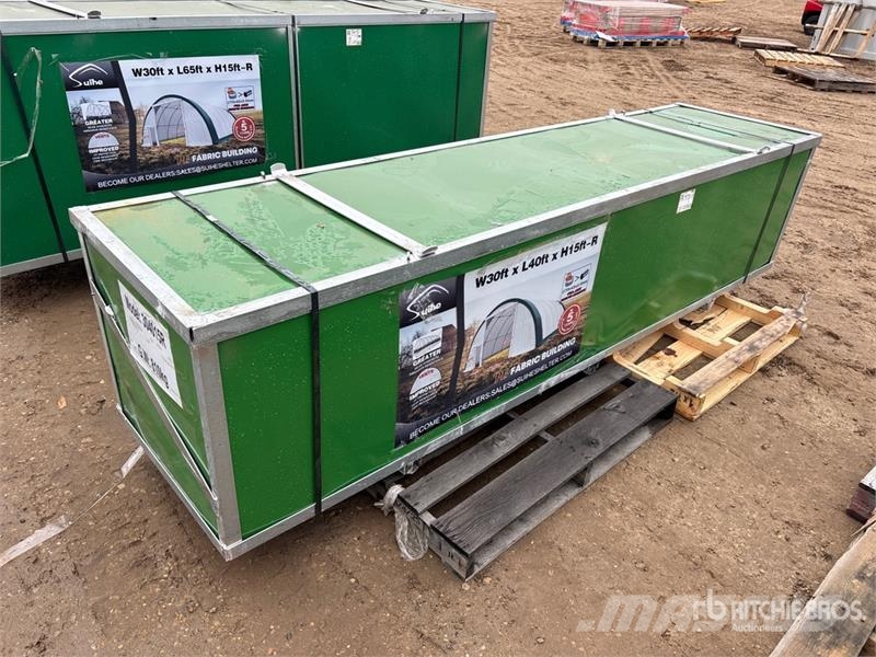 Suihe S304015R-300gPE 30 ft x 40 ft x 15 ft Storage Buil Hangar