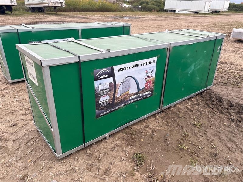 Suihe S306515R-300gPE 30 ft x 65 ft Storage Building (Un المباني الإطار الصلب