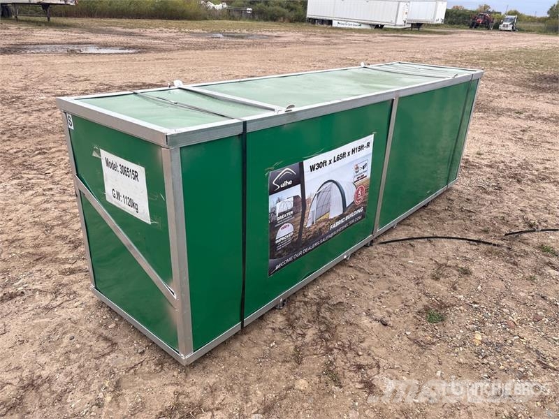 Suihe S306515R-300gPE 30 ft x 65 ft Storage Building (Un المباني الإطار الصلب