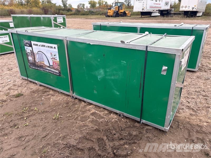 Suihe S306515R-300gPE 30 ft x 65 ft Storage Building (Un المباني الإطار الصلب