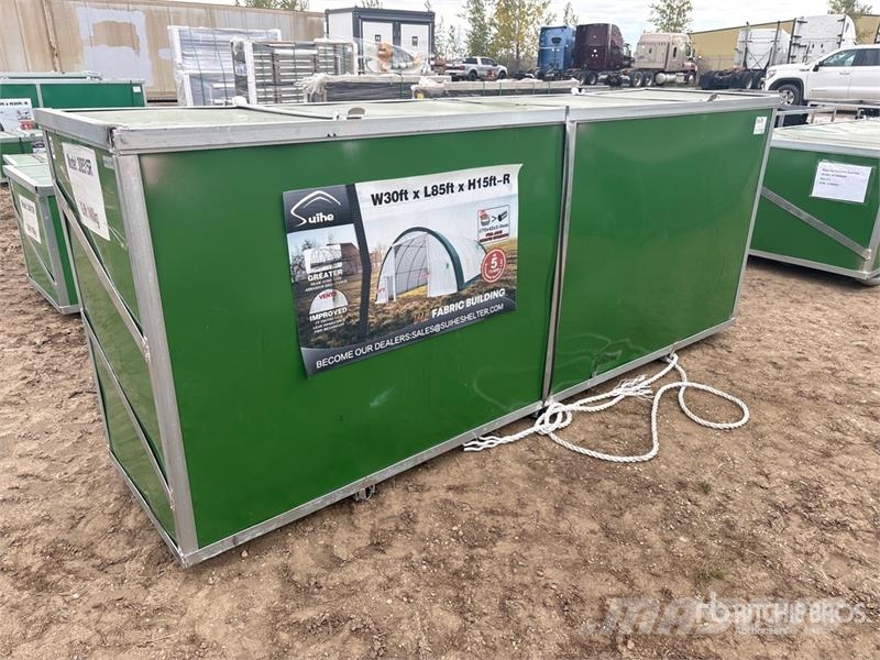 Suihe S308515R-300gPE 30 ft x 85 ft x 15 ft Storage Buil المباني الإطار الصلب