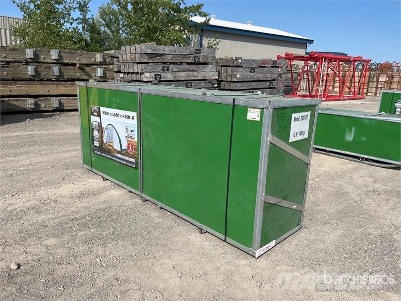 Suihe S308515R-300gPE 30 ft x 85 ft x 15 ft Storage Buil Edificación de acero