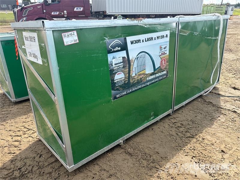 Suihe S308515R-300gPE 30 ft x 85 ft x 15 ft Storage Buil Edificación de acero