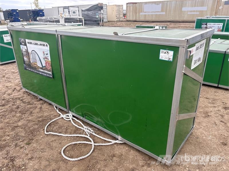 Suihe S308515R-300gPE 30 ft x 85 ft x 15 ft Storage Buil المباني الإطار الصلب