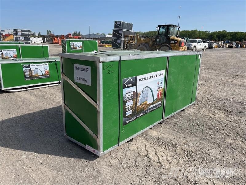Suihe S308515R-300gPE 30 ft x 85 ft x 15 ft Storage Buil Edificación de acero