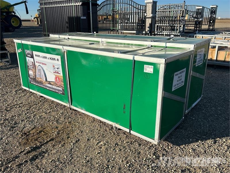 Suihe S408020R-300gPE 40 ft x 80 ft Storage Building (Un Сталеві каркасні будівлі