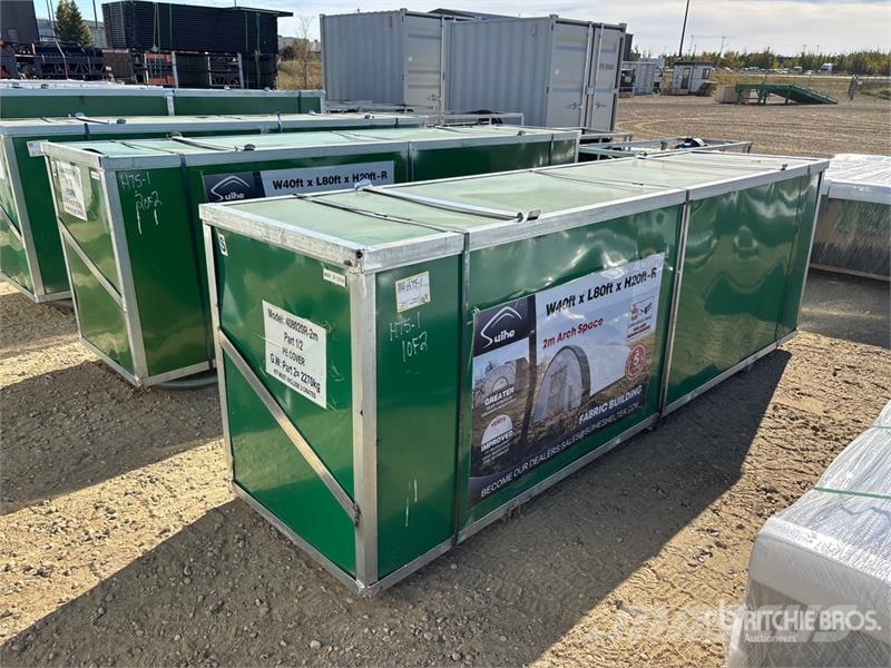 Suihe S408020R-300gPE 40 ft x 80 ft x 20 ft Storage Buil Teräsrunkorakennukset