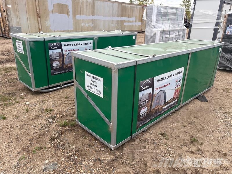 Suihe S408020R-300gPE 40 ft x 80 ft x 20 ft Storage Buil المباني الإطار الصلب