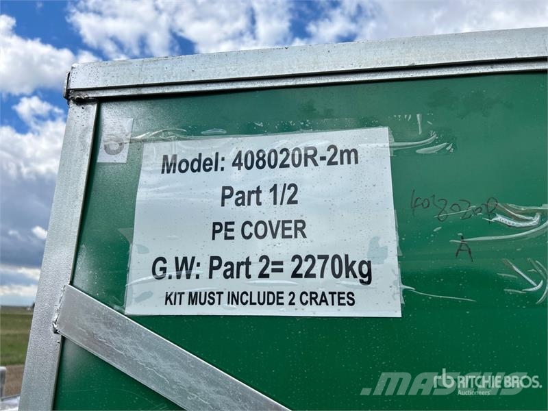 Suihe S408020R-300gPE 40 ft x 80 ft x 20 ft Storage Buil Edificación de acero
