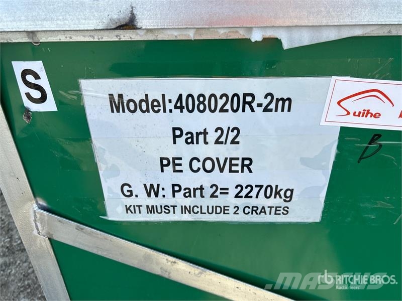 Suihe S408020R-300gPE 40 ft x 80 ft x 20 ft Storage Buil Edificación de acero