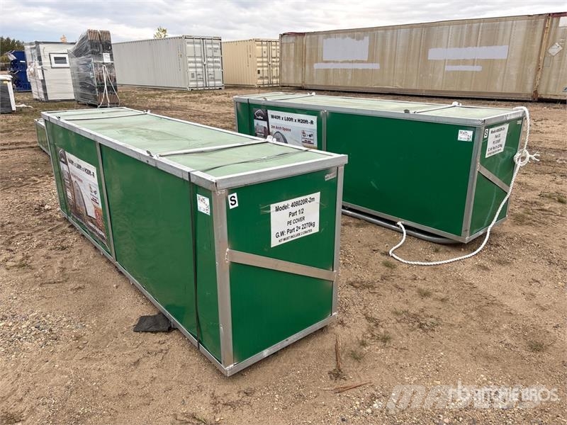 Suihe S408020R-300gPE 40 ft x 80 ft x 20 ft Storage Buil المباني الإطار الصلب