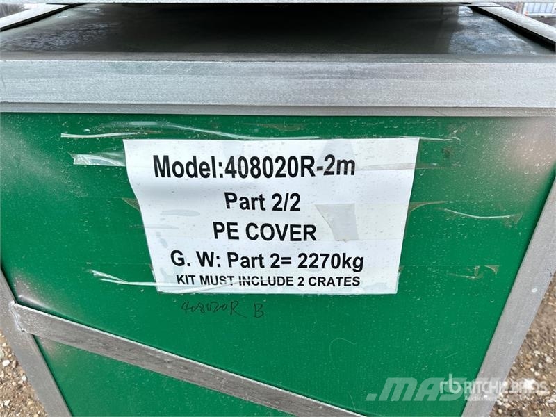 Suihe S408020R-300gPE 40 ft x 80 ft x 20 ft Storage Buil Edificación de acero