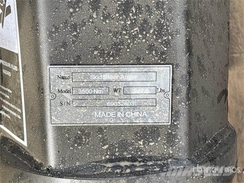 Suihe SSA Skid Steer Auger (Unused) Taladros