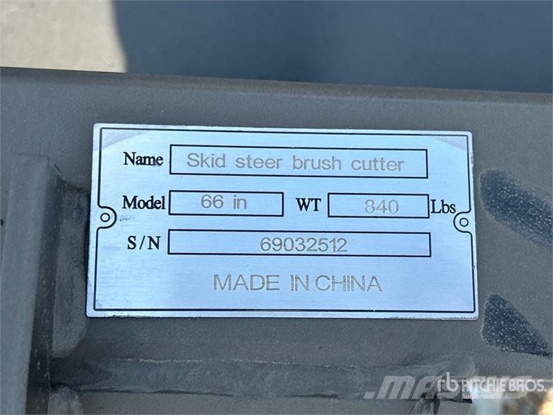 Suihe SSBC 66 in Skid Steer Brush Cutter (Unused) ماكينات جز العشب