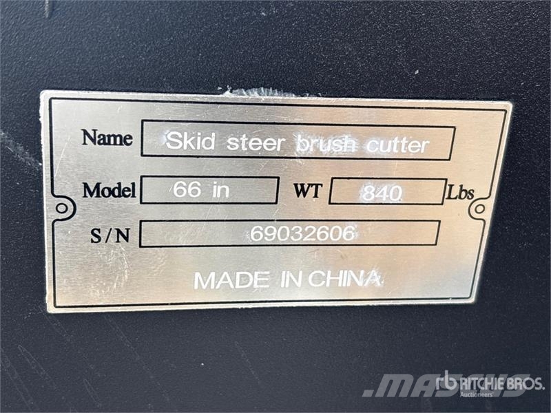 Suihe SSBC 66 in Skid Steer Brush Cutter (Unused) Gemonteerde en gesleepte maaiers