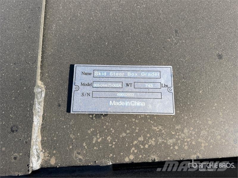 Suihe SSBG 71 in Skid Steer Landplane (Unused) Польові шлейфи