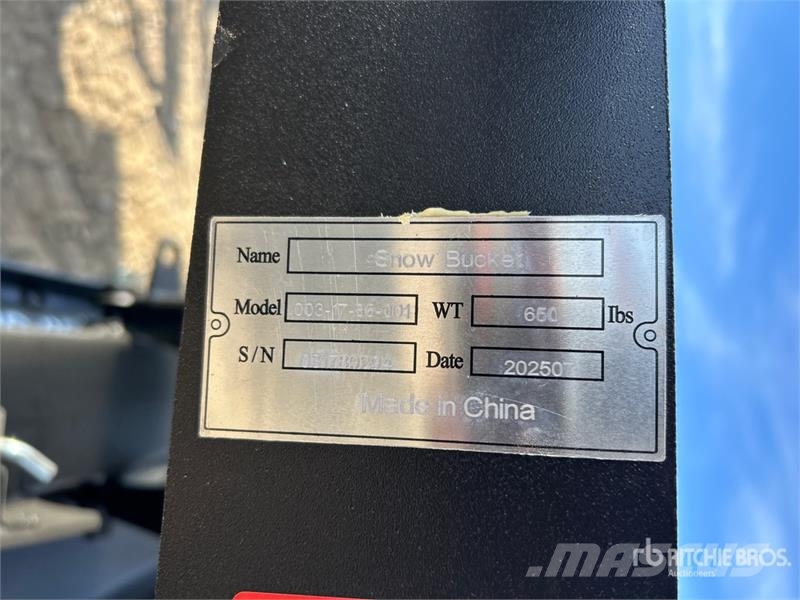 Suihe SSD-YS86 86 in Angle Skid Steer Dozer (Unused) Леміші