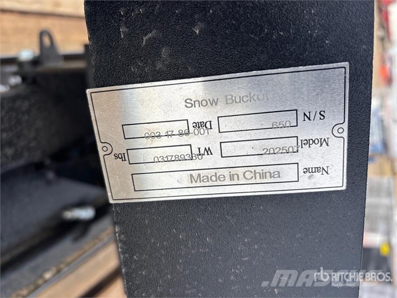Suihe SSD-YS86 86 in Angle Skid Steer Dozer (Unused) Lâminas