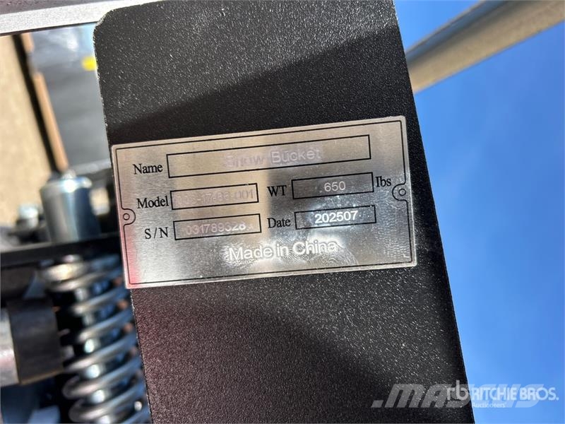 Suihe SSD-YS86 86 in Skid Steer Snow Blade (Unused) Kar küreme biçaklari