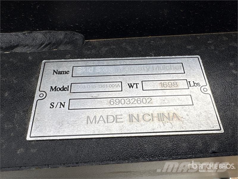 Suihe SSFM 45 in Skid Steer Mulcher (Unused) ماكينات تقطيع أخشاب الحراجة