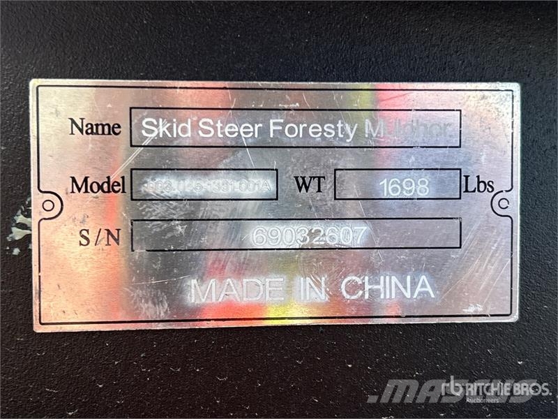 Suihe SSFM 61 in Skid Steer Mulcher (Unused) Stobbenfreesmachines