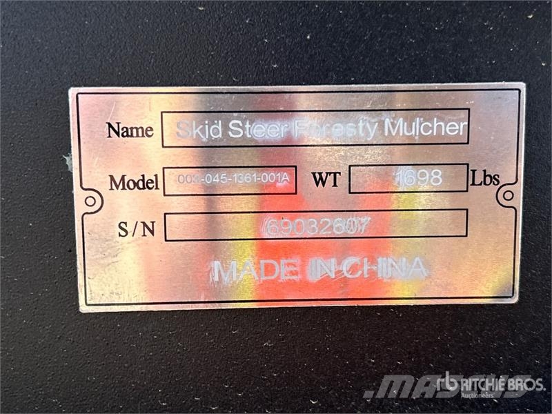 Suihe SSFM 61 in Skid Steer Mulcher (Unused) Stobbenfreesmachines