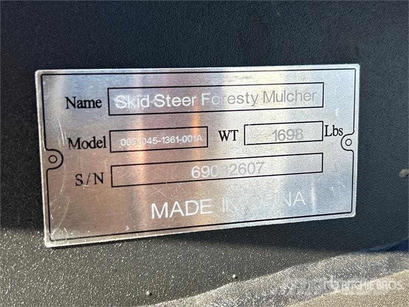 Suihe SSFM 62 in Skid Steer Mulcher (Unused) Šumarski malčeri