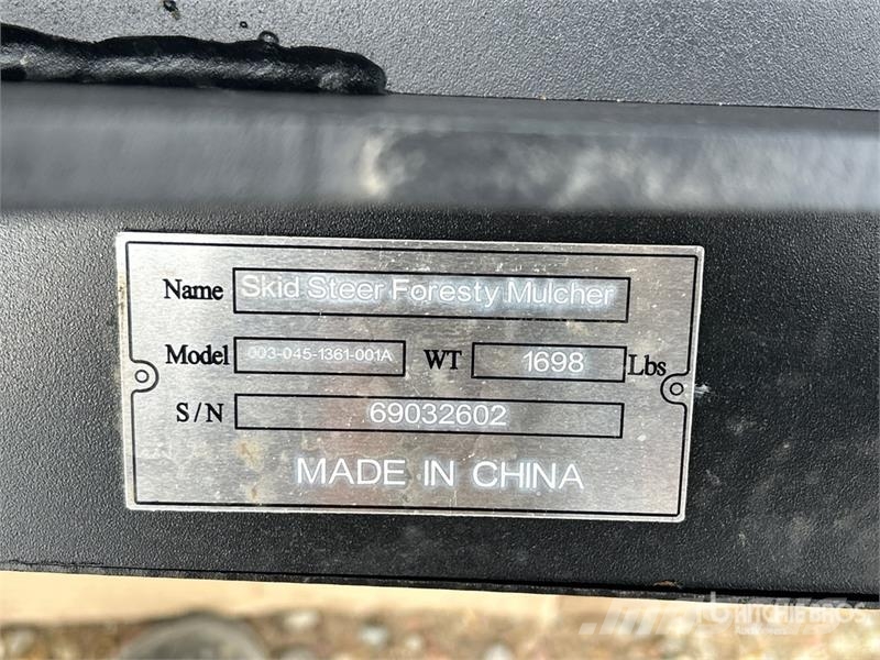 Suihe SSFM 62 in Skid Steer Mulcher (Unused) Stobbenfreesmachines