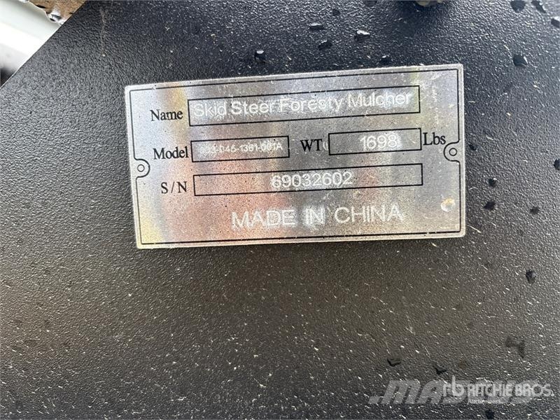 Suihe SSFM Skid Steer Mulcher (Unused) ماكينات تقطيع أخشاب الحراجة